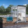 Перфорирана твърда тръба GEODRAIN PLUS с двойна структурирана стена с геотекстил