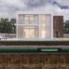 Перфорирана твърда тръба GEODRAIN PLUS с двойна структурирана стена с геотекстил
